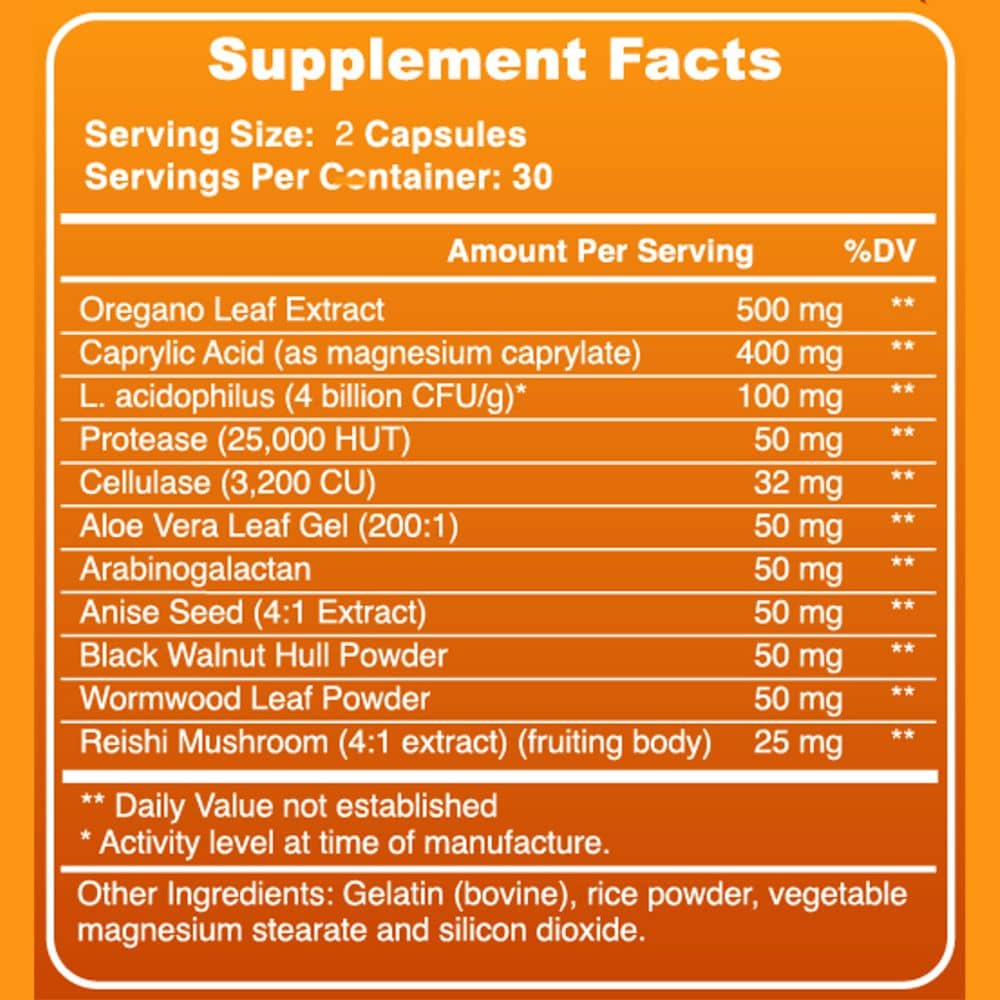 Luma Cleanse Supplement Facts