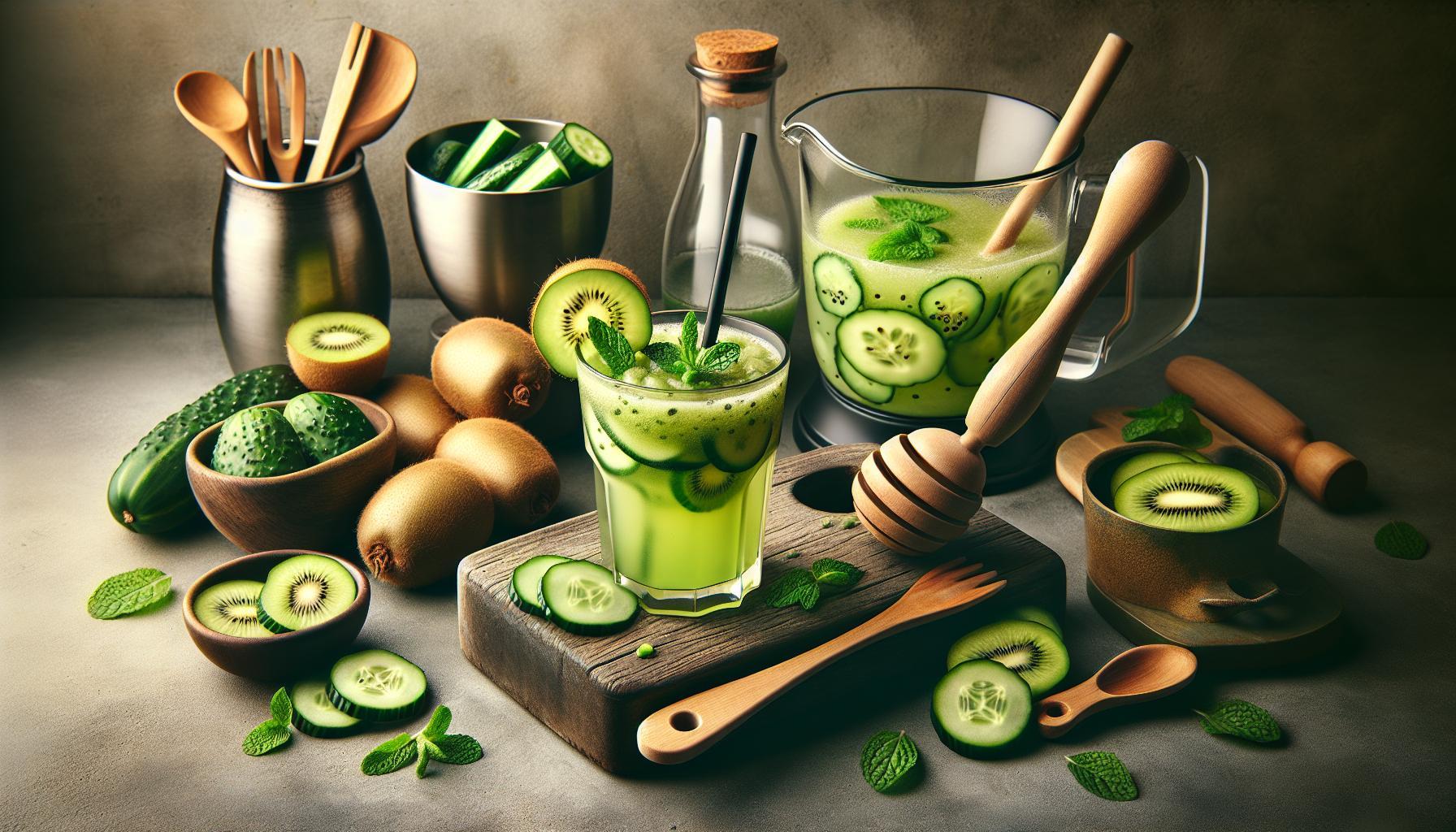 Refreshing Kiwi Cucumber Agua Fresca Recipe: The Perfect Summer Drink