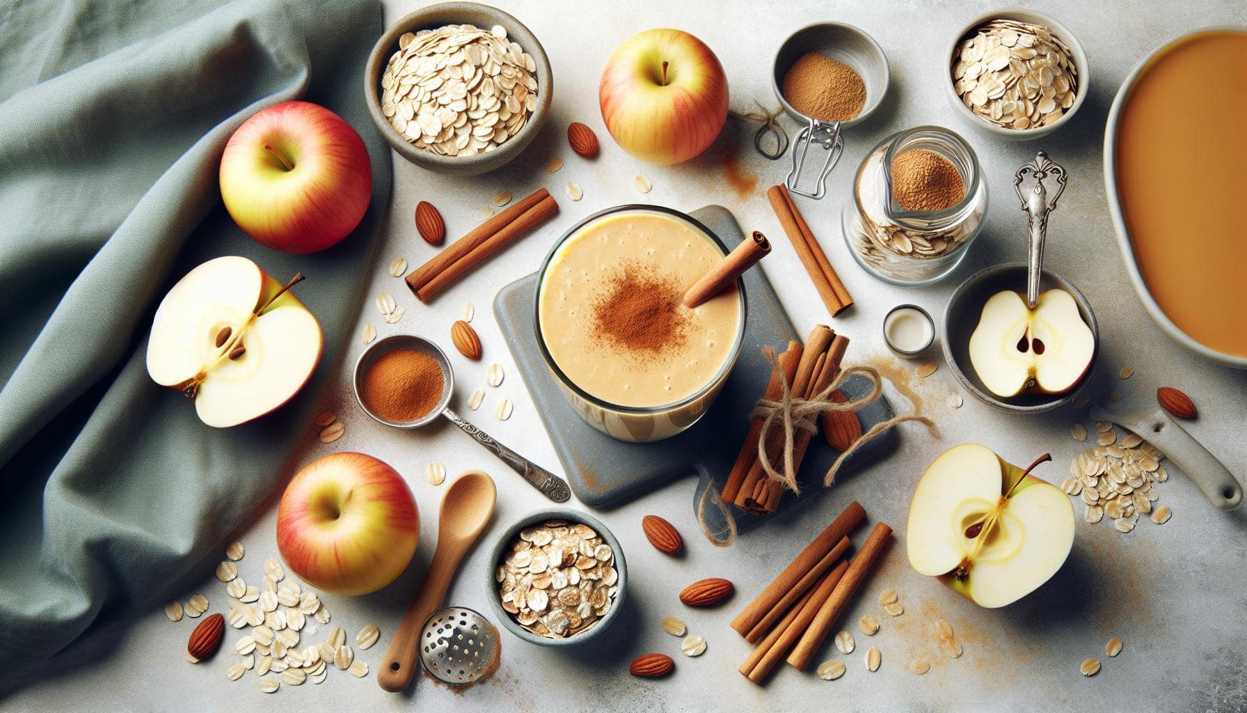 Sensational Apple Cinnamon Oatmeal Smoothie: Delicious, Healthy & Easy ...