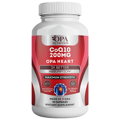 Heart health supplements | Coenzyme CoQ10 200mg