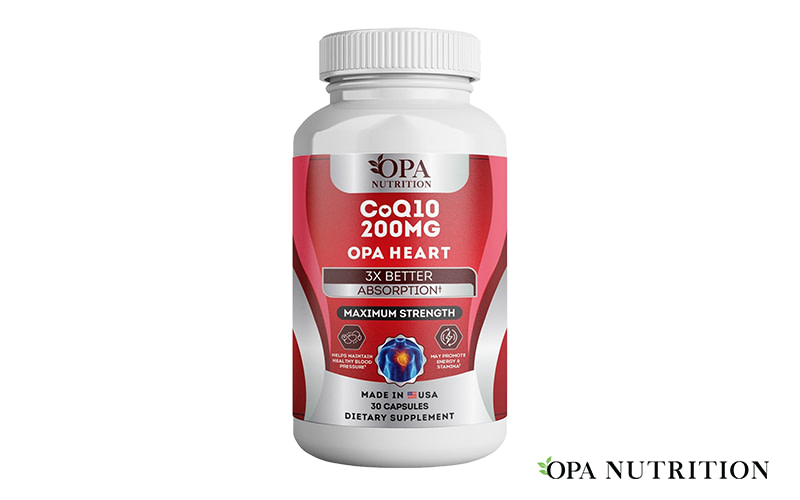 OPA Nutrition CoQ10 200mg Capsules Uniting Wellness and Vitality