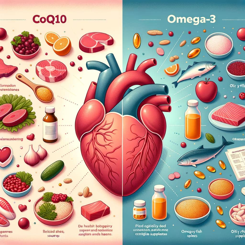 Elevating Heart Health: ‍Dietary Sources and Supplements of CoQ10 and Omega-3